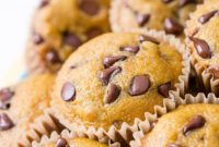 Effortless Autumn Chocolate Chip Pumpkin Muffins