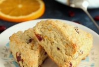 Zesty Cranberry Orange Scones