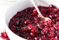 Bourbon Kissed Cranberry Orange Sauce