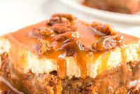 Caramel Infused Carrot Poke Cake