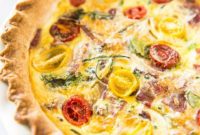 Savory Bacon, Spinach & Onion Quiche