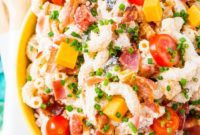 Ultimate Chicken Bacon Ranch Pasta