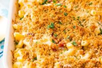 Loaded Bacon Triple Cheese Mac