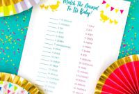 Baby Shower Mama Match Game Printable