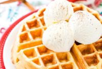 Spiced Eggnog Waffles