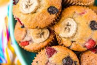 Berry-licious Banana Muffins