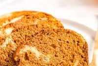 Creamy Pumpkin Swirl Bread