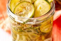 Easy Homemade Refrigerator Bread and Butter Pickles