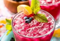 Bourbon Blueberry Smash