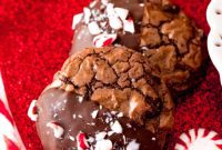 Brownie Mix Peppermint Cookies