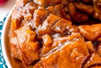 Gooey Glazed Apple Fritter Monkey Bread