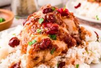 Sweet Tangy Cranberry Chicken