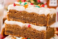 Spiced Gingerbread Bars
