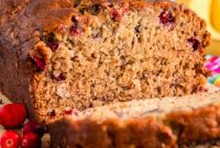 Deliciously Simple Cranberry Banana Bread