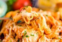 One-Pot Cheesy Chicken Parm Pasta