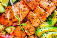 Lemon Dill Salmon Pasta Salad