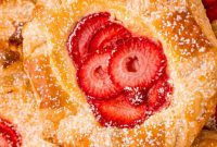 Creamy Strawberry Danish