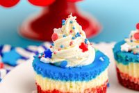 Red White & Blue Mini Cheesecakes