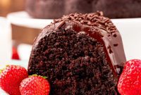Nana’s Decadent Dark Chocolate Bundt Cake