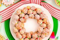 Festive Doughnut Drop Wreath