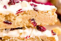 Homemade Starbucks Cranberry Bliss Bars