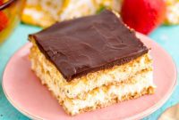 Velvet Chocolate Eclair Layers