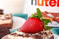 Effortless Nutella Cheesecake Squares