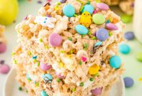 Colorful Easter Krispie Bars