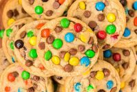 M&M Chocolate Chip Cookies