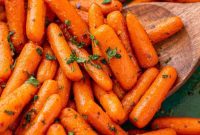 Irresistible Hot Honey Glazed Carrots