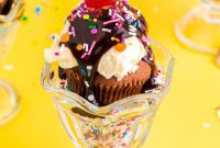 Luscious Brownie Sundae Cupcakes