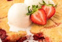 Classic Strawberry Cobbler