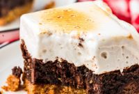 Gooey Smores Brownies