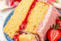 Classic Strawberry Vanilla Cake