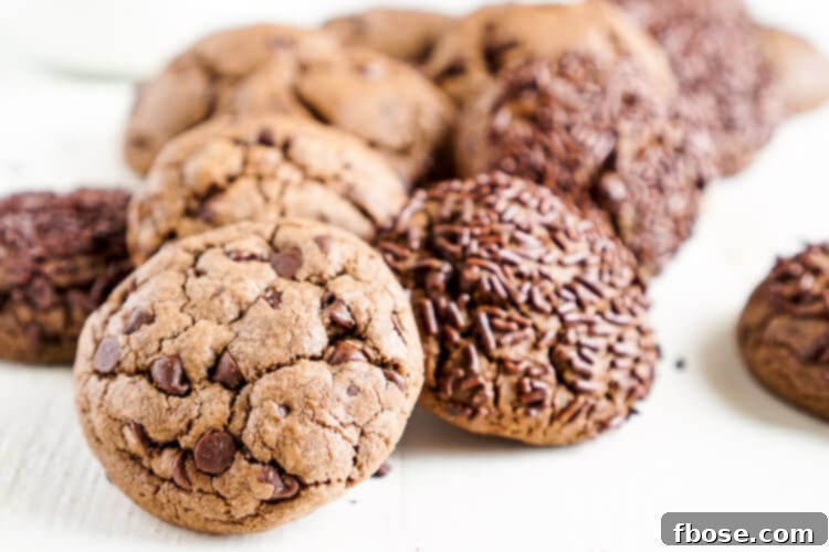 Decadent Nutella Chip Cookies 7 These Nutella Chip Cookies are simple, sweet, and loaded with mini chocolate chips. Nutella is blended right into the dough for a delicious flavor the whole family will love! No chill time and the first batch is read in less than 25 minutes!