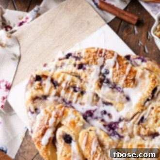 Spiced Blueberry Cream Cheese Twirl 8 Blueberry Spice Cream Cheese Ring