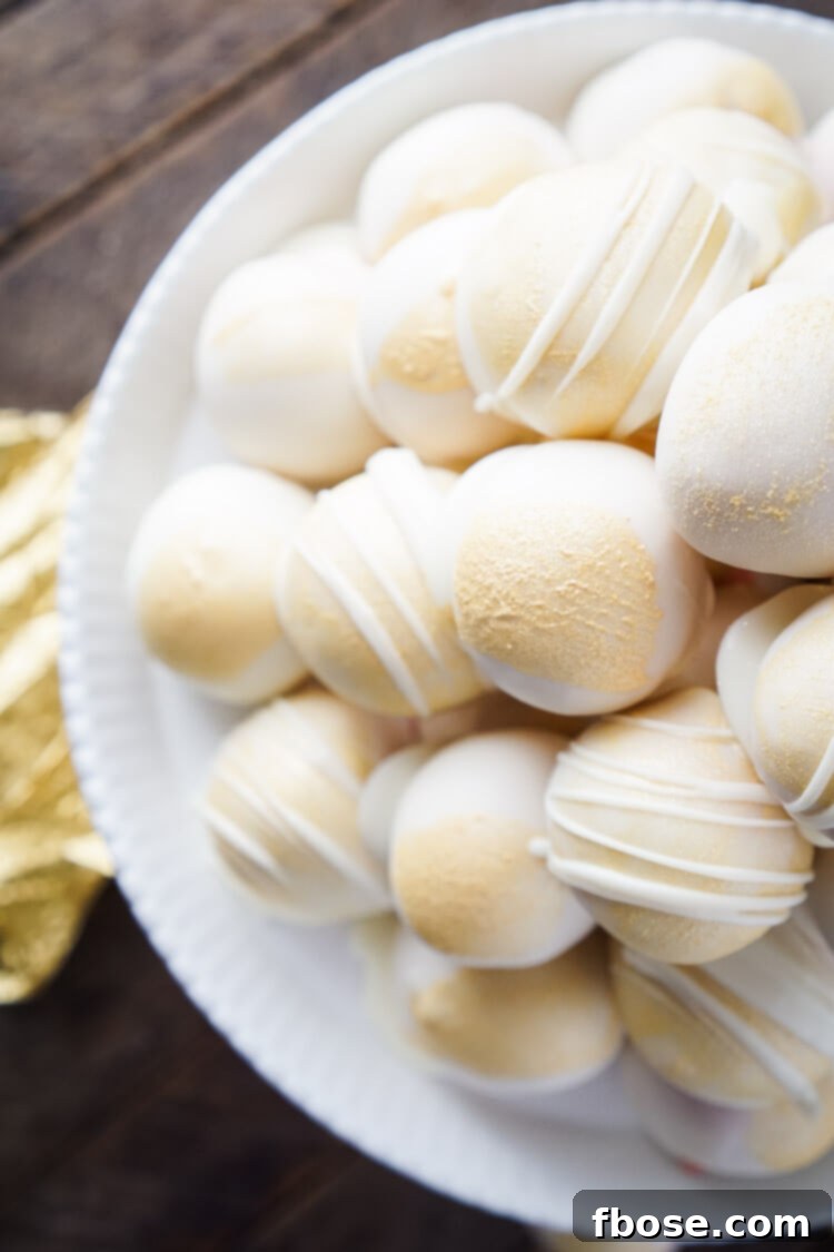 Sweet and celebratory, these Strawberries & Champagne Cake Balls feature luscious strawberries, bubbly champagne, and rich white chocolate, creating an unforgettable dessert for special occasions.