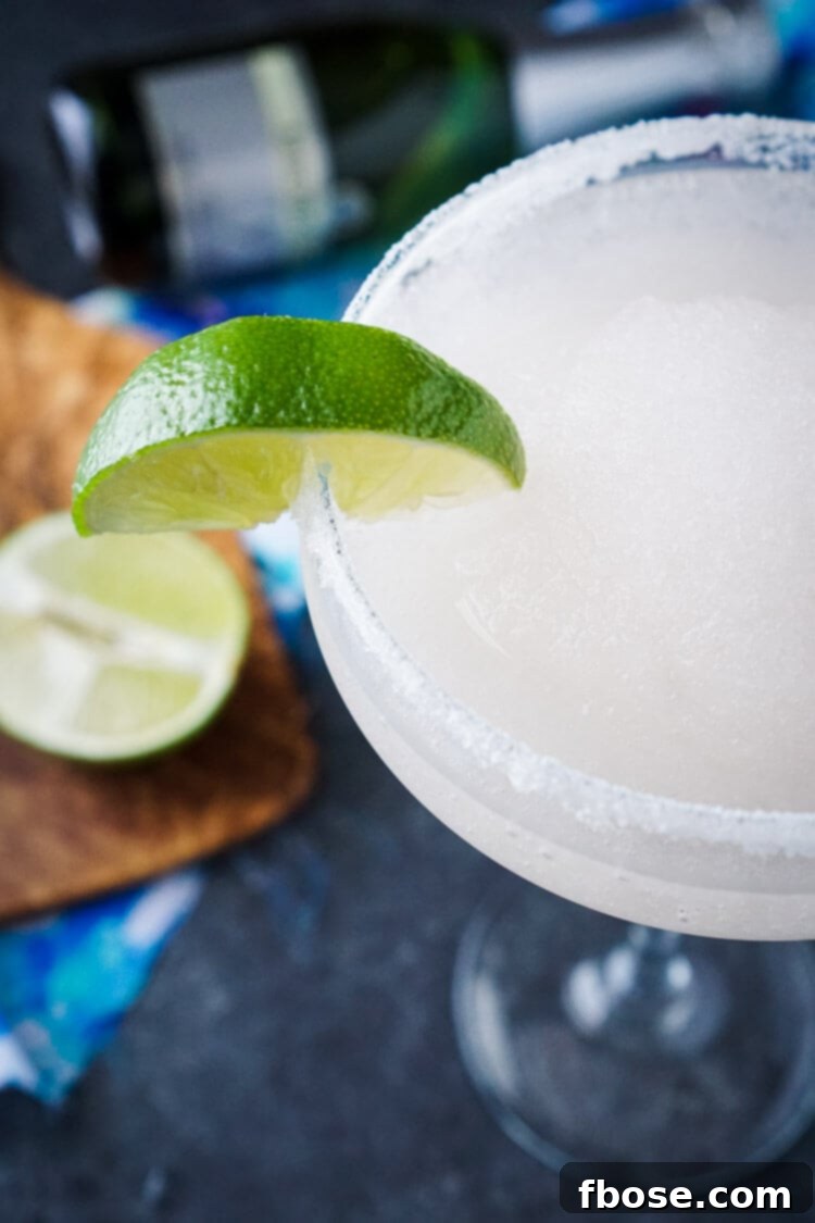 These Frozen Champagne Margaritas are a fun blend of silver tequila, bubbly champagne, limes, and ice! They're perfect for New Year's Eve, Cinco de Mayo, or any occasion where you just want a cocktail that's refreshing and delicious! 