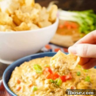 Delicious Cheeseburger Dip, a perfect game day appetizer.