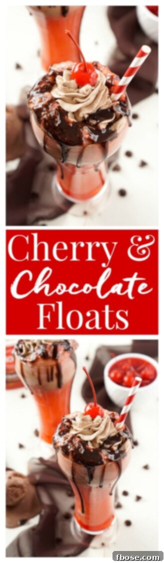 This Cherry & Chocolate Ice Cream Float recipe is inspired by Grease and such a fun flavored treat!