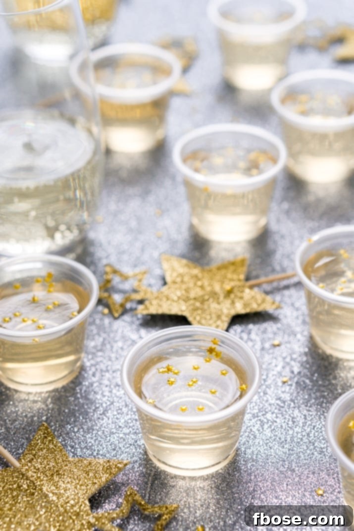 How to make champagne jello shots