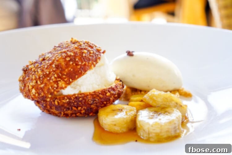 Sweet pastry and coffee for dessert at Auberge du Soleil