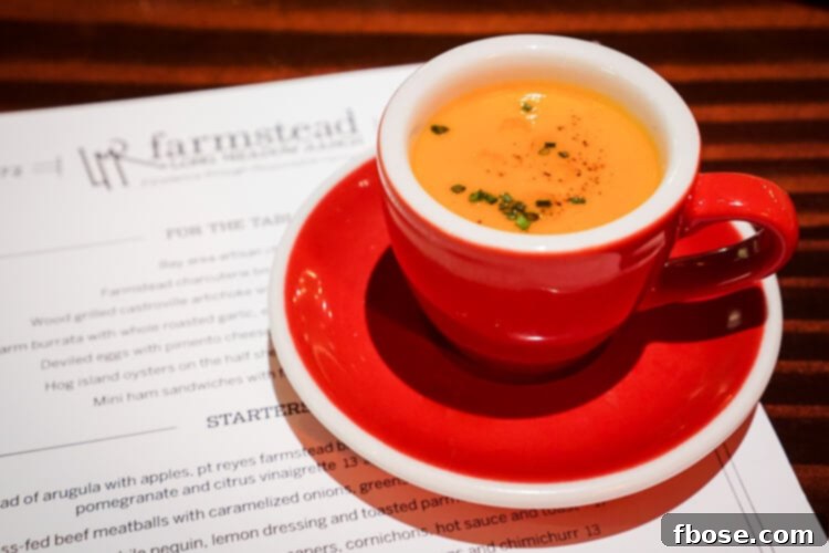 Delicious freshly prepared meal at Farmstead Long Meadow Ranch