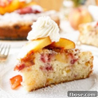 Strawberry Peach Coffee Cake 9 Strawberry & Peach Coffee Cake