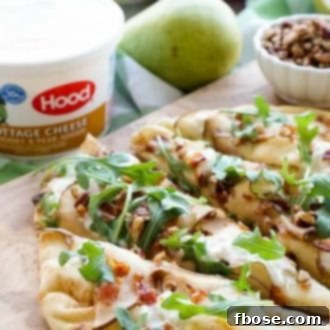 Honey Pear Bacon Flatbread