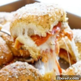 Easy Pizza Sliders - Final Product