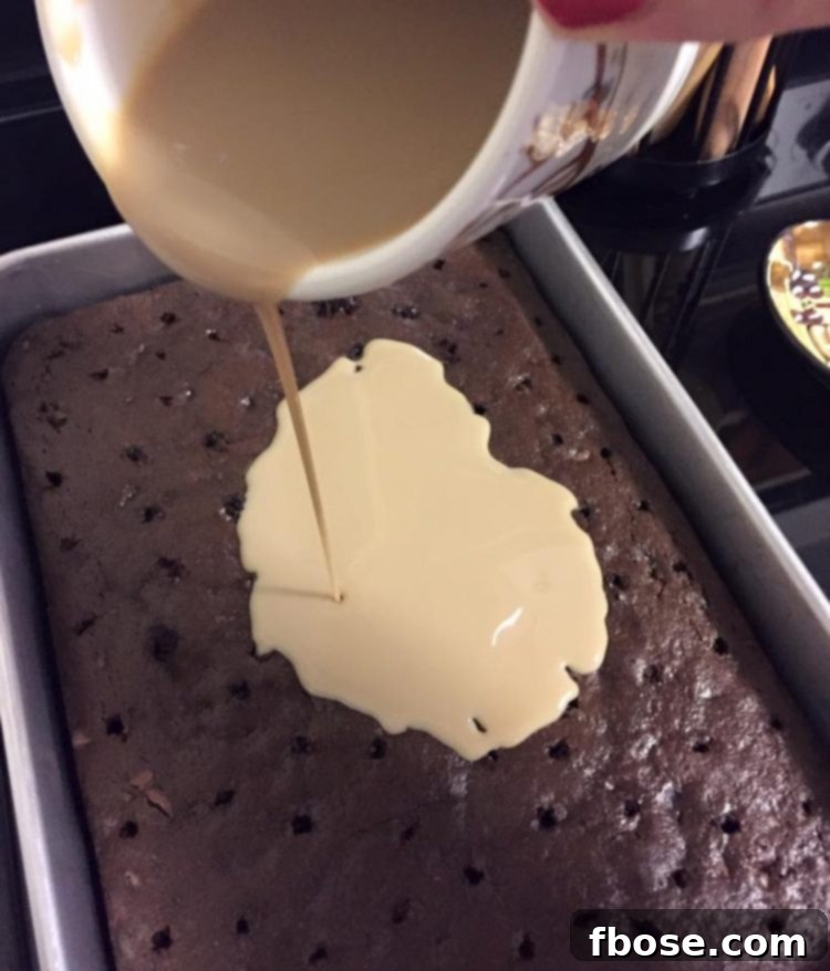 Kahlua Chocolate Poke Cake Recipe