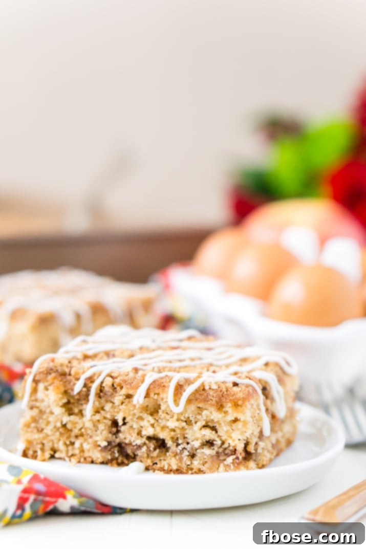 Grandma's Easy Apple Cake 3 This Old Fashioned Apple Cake is made with warm spices, oatmeal, and apple jelly for a simple and delicious fall dessert!
