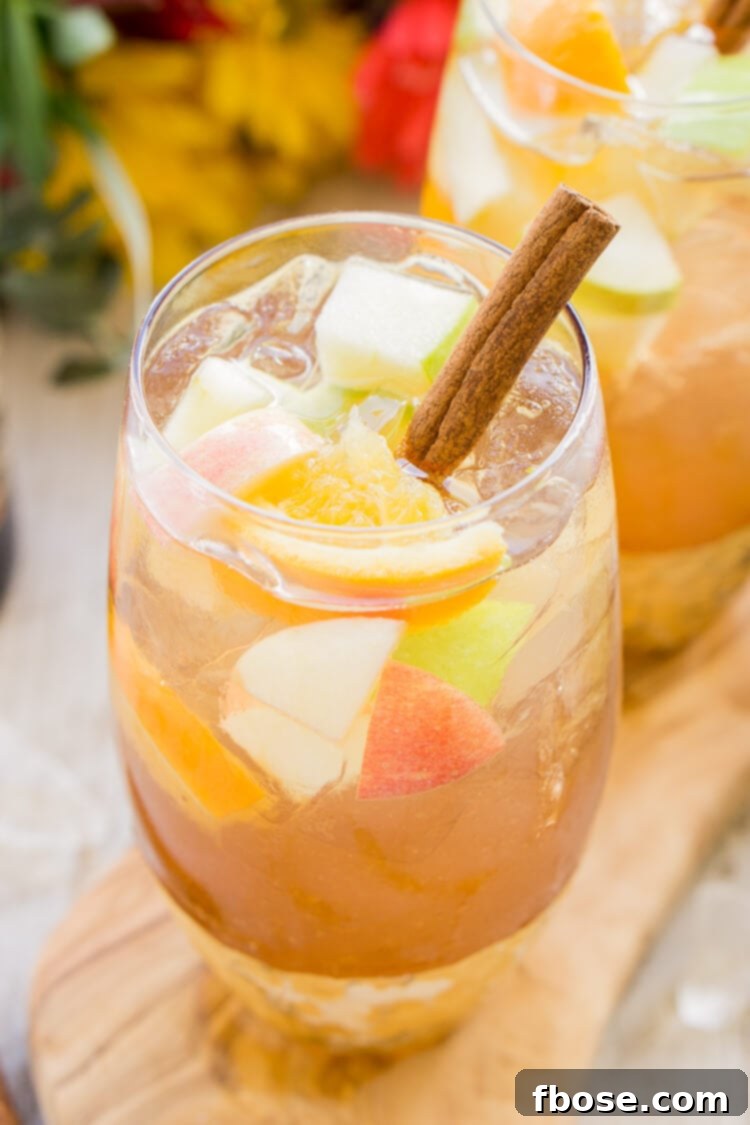 Hard Apple Cider Sangria 
