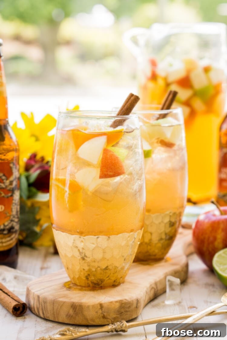Big Batch Apple Cider Sangria